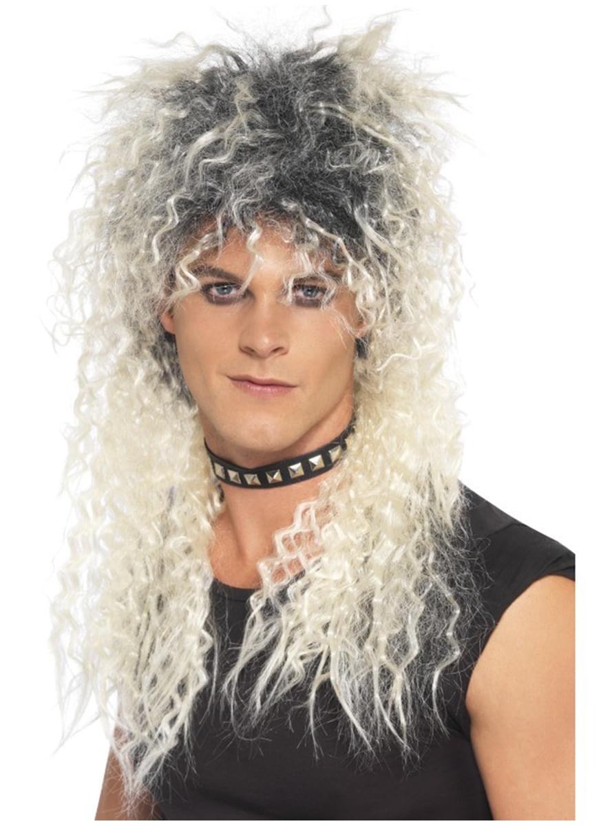 80s Style Curly Wig for Men