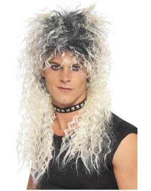 80s Style Curly Wig for Men