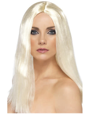 Elegancka peruka blond
