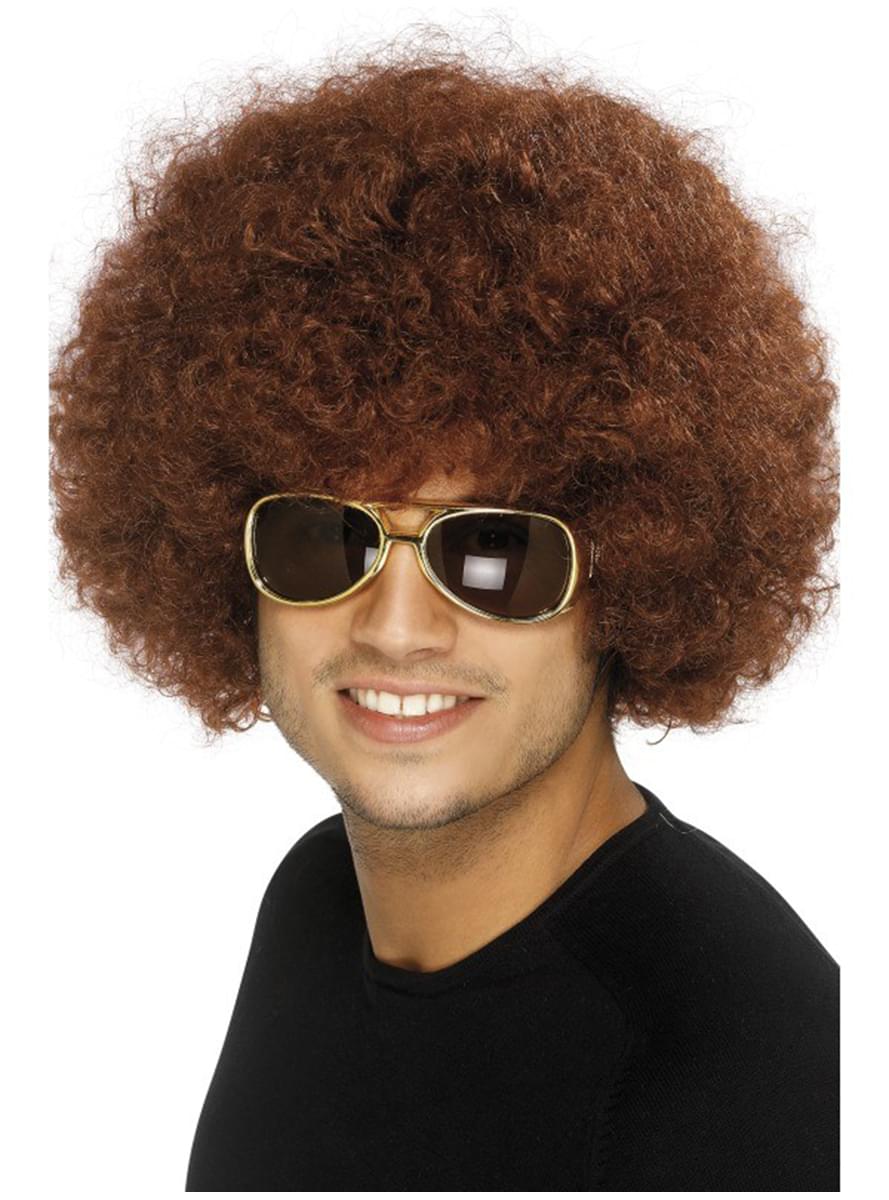 Funky Brown Afro Wig