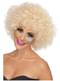 Perruque blonde afro funky