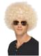 Perucă funky afro blondă