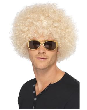Funky blond afroparyk