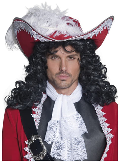Cappello Capitano pirata rosso