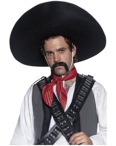 Chapéu de autêntico bandido mexicano