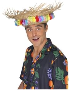 Chapéu de praia de palha