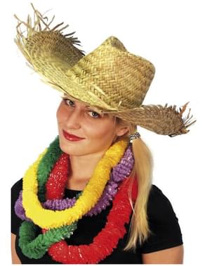 Cappello hawaiano di paglia