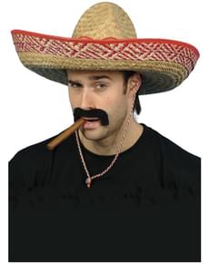 Chapéu mexicano de palha