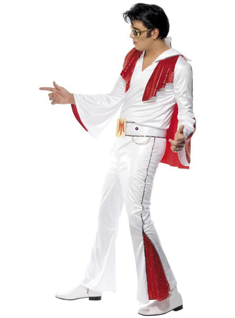 Wit Elvis Presley kostuum