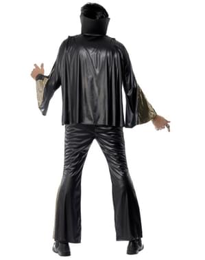 Déguisement d'Elvis noir et doré