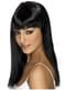 Black Glamourama Wig with Fringe