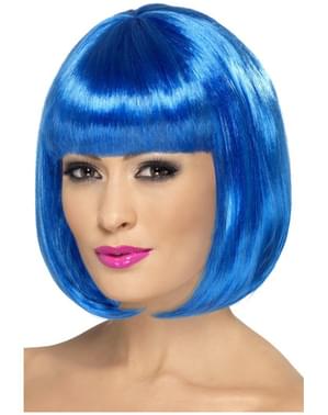 Wig pesta biru