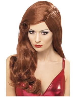 Parrucca rossa Jessica Rabbit