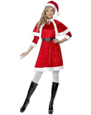 Déguisement Miss Santa avec cape