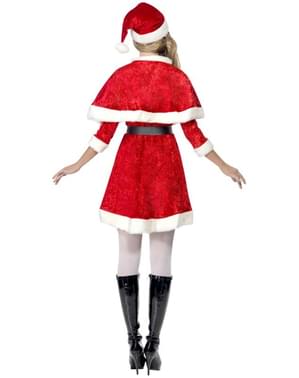Déguisement Miss Santa avec cape