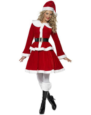 Costum Miss Santa sexy deluxe