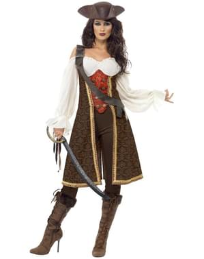 Déguisement pirate de haute mer femme