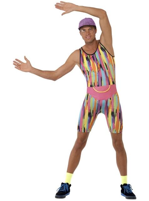 80s Workout Costume for Men. Express delivery