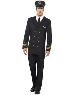 Costum de ofițer de marină pentru bărbat
