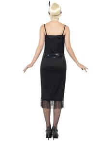 Costume da giovane alla moda degli anni 20 nero