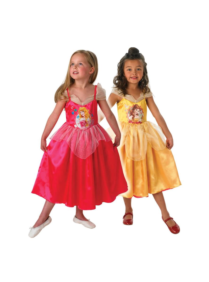 Aurora und Belle Wende-Kostüm für Mädchen