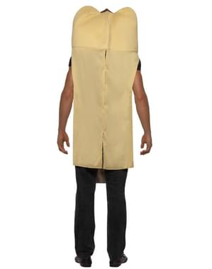 Costum de hot-dog gigant