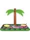 Tropical inflatable with palm tree