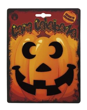 5 assorted stickers to decorate pumpkins