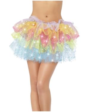 Tutu curcubeu cu paiete