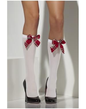 Chaussettes montantes (au genou) de collégiale