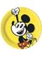 8 platos pequeños Mickey Mouse (20cm) - Mickey Comic