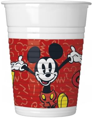 8 adet Mickey Mouse bardağı seti