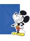 Sæt af 6 Mickey Mouse invitationer
