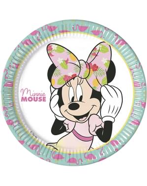 Set 8 piring Minnie Mouse besar