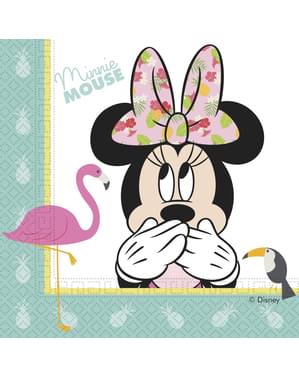 20 șervețele Minnie Mouse (33x33cm) - Minnie Tropical