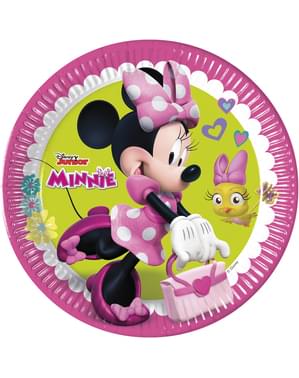 Set 8 piring Minnie Mouse Junior besar