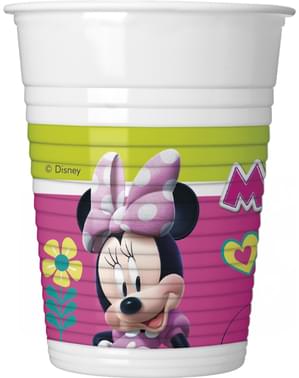 8 copos Minnie Mouse Junior