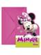 6 Minnie Mouse Junior invitations