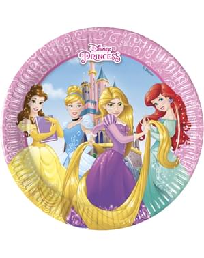 8 küçük Disney Princesses Heartstrong tabak seti