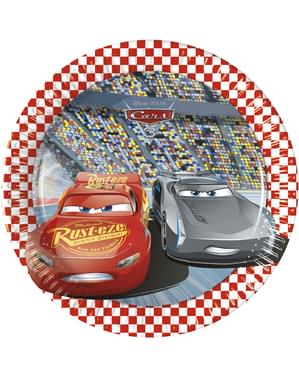 8 platos pequeños Cars 3 (20 cm)