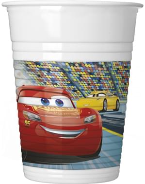 8 gobelets Cars 3