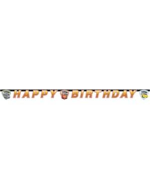 Cars 3 "Happy Birthday" garland