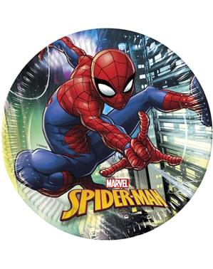 8 piatti grandi Spiderman (23 cm)