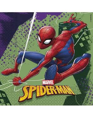 20 Serviettes en papier Spiderman
