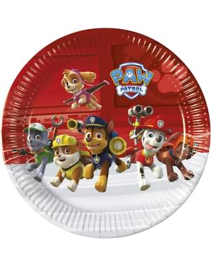 8 piatti grandi Paw Patrol (23 cm)