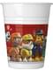8 bicchieri PAW Patrol - La squadra dei cuccioli in plastica