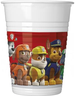 8 bicchieri PAW Patrol - La squadra dei cuccioli in plastica