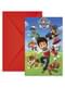 6 Paw Patrol kvietimų rinkinys