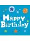 20 tovaglioli Happy Birtday Boy (33x33 cm)