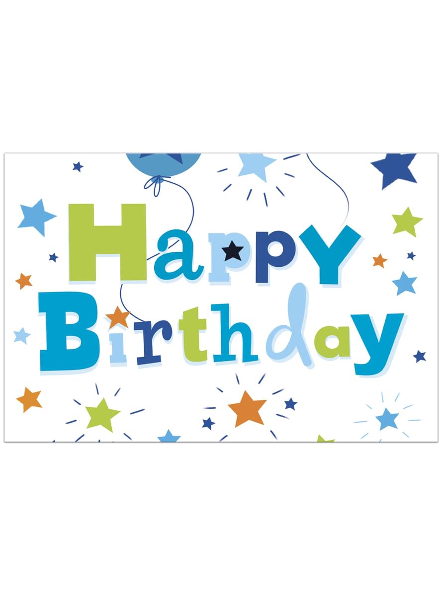 Happy Birthday Boy Tischdecke